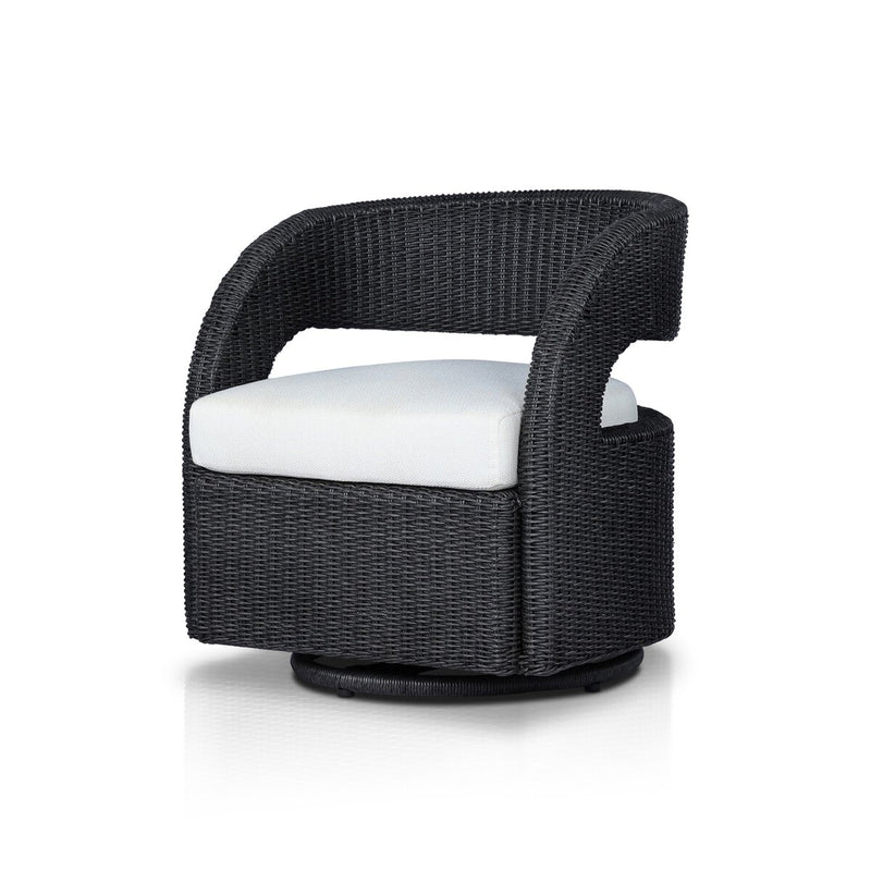 Four Hands Hawkins Outdoor Swivel Chair-Patio Pelican