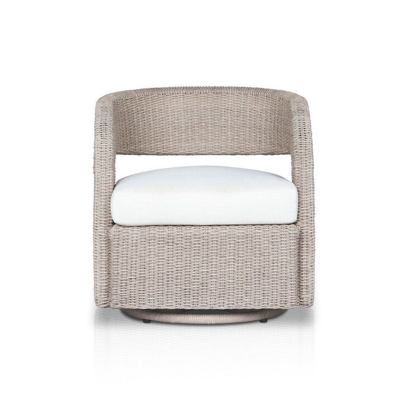 Four Hands Hawkins Outdoor Swivel Chair-Patio Pelican