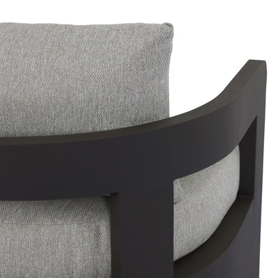 Four Hands Jackson Outdoor Metal Swivel Chair-Patio Pelican