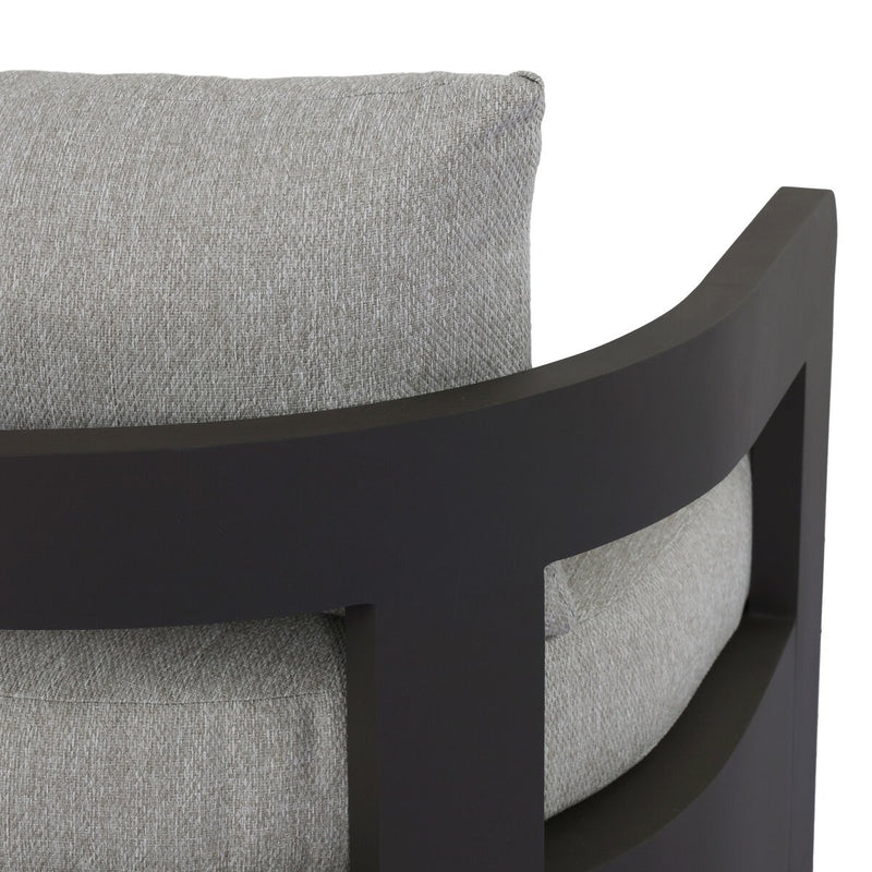 Four Hands Jackson Outdoor Metal Swivel Chair-Patio Pelican