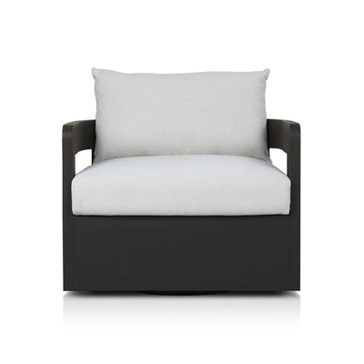 Four Hands Jackson Outdoor Metal Swivel Chair-Patio Pelican