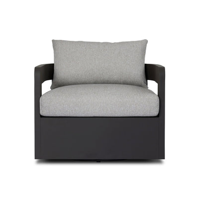 Four Hands Jackson Outdoor Metal Swivel Chair-Patio Pelican
