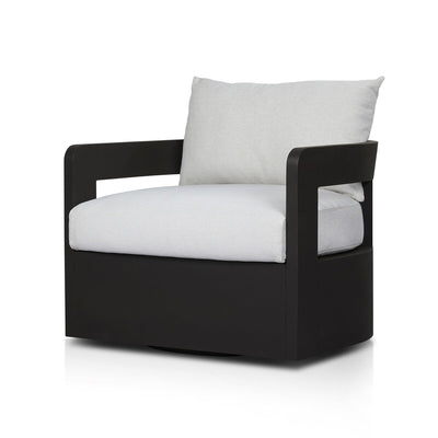 Four Hands Jackson Outdoor Metal Swivel Chair-Patio Pelican
