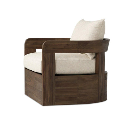 Four Hands Jackson Outdoor Swivel Chair-Patio Pelican