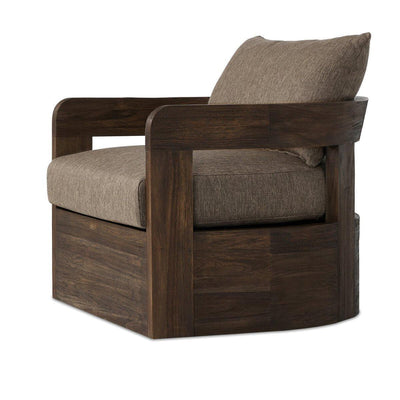 Four Hands Jackson Outdoor Swivel Chair-Patio Pelican