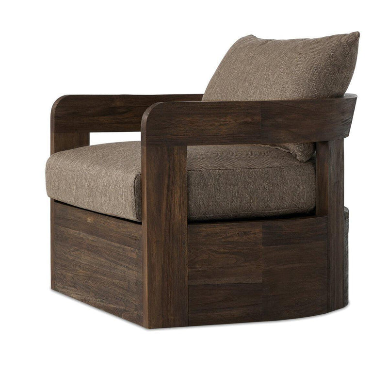 Four Hands Jackson Outdoor Swivel Chair-Patio Pelican