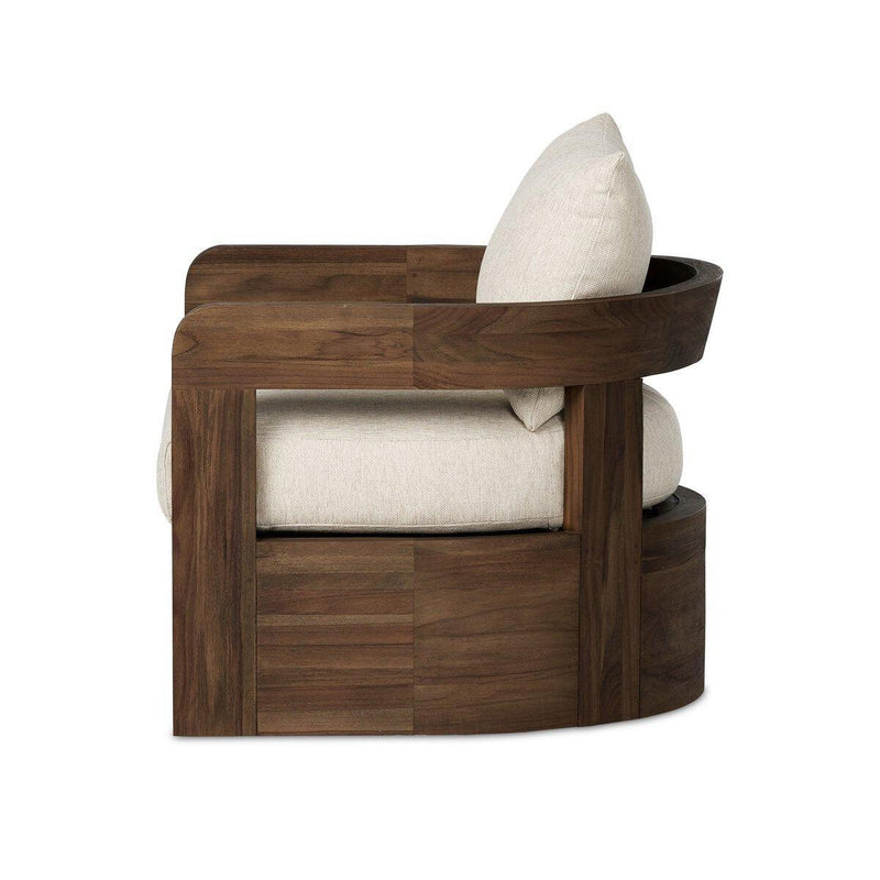 Four Hands Jackson Outdoor Swivel Chair-Patio Pelican