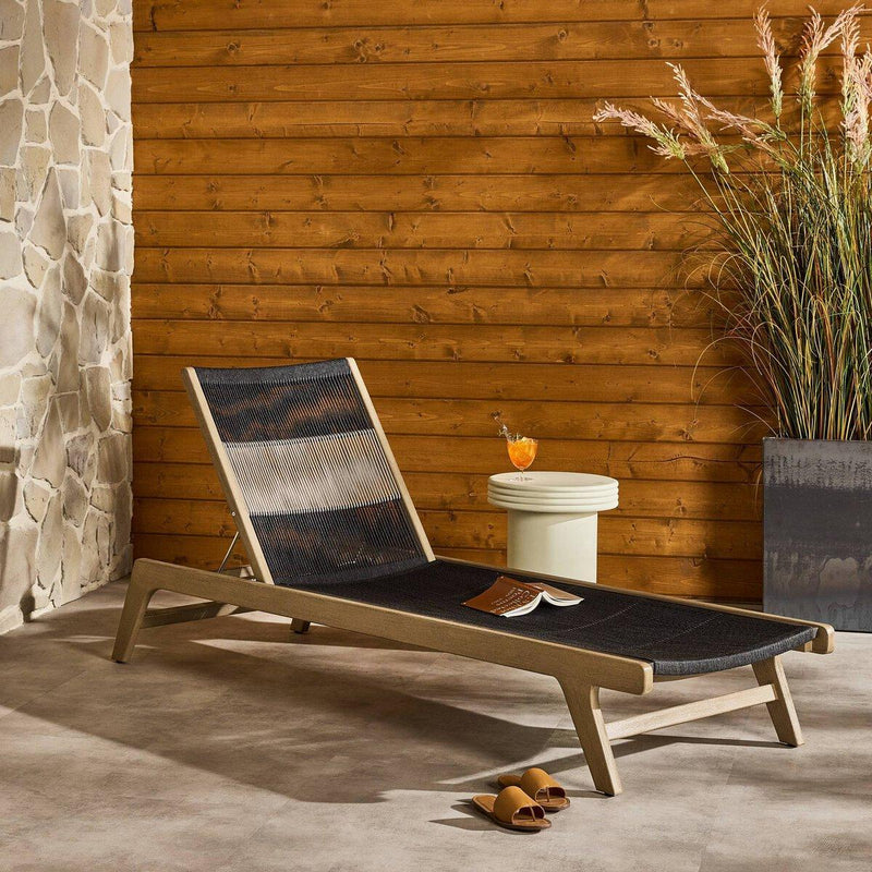 Four Hands Julian Outdoor Chaise-Patio Pelican