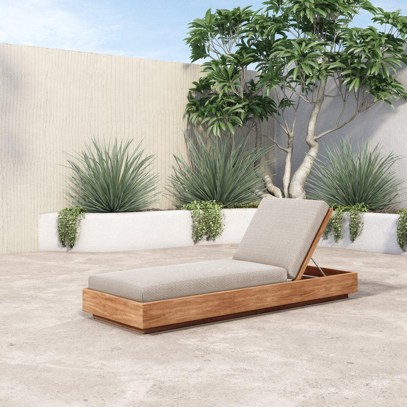Four Hands Kinta Outdoor Chaise Lounge-Patio Pelican