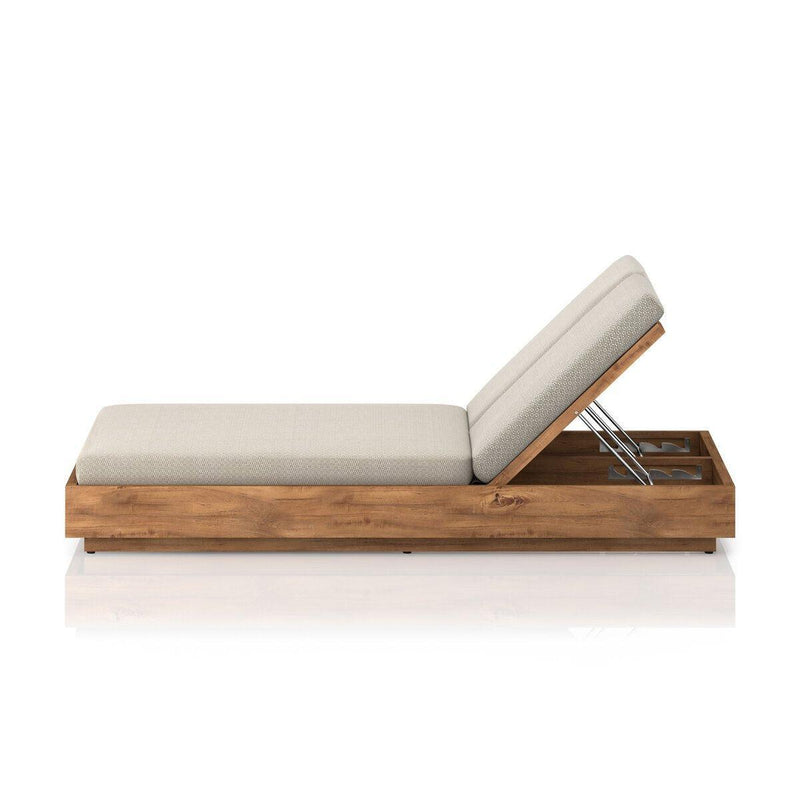 Four Hands Kinta Outdoor Double Chaise Lounge-Patio Pelican