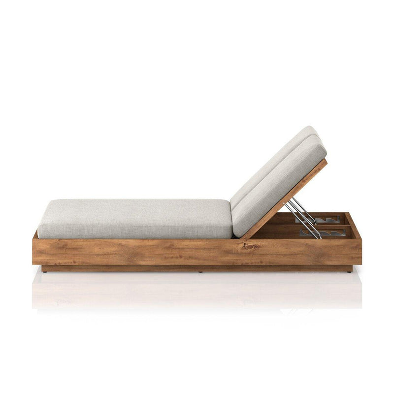 Four Hands Kinta Outdoor Double Chaise Lounge-Patio Pelican