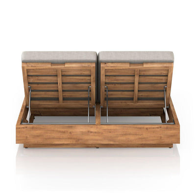 Four Hands Kinta Outdoor Double Chaise Lounge-Patio Pelican