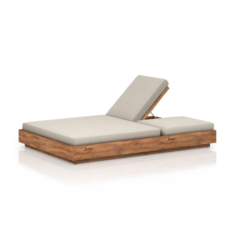Four Hands Kinta Outdoor Double Chaise Lounge-Patio Pelican