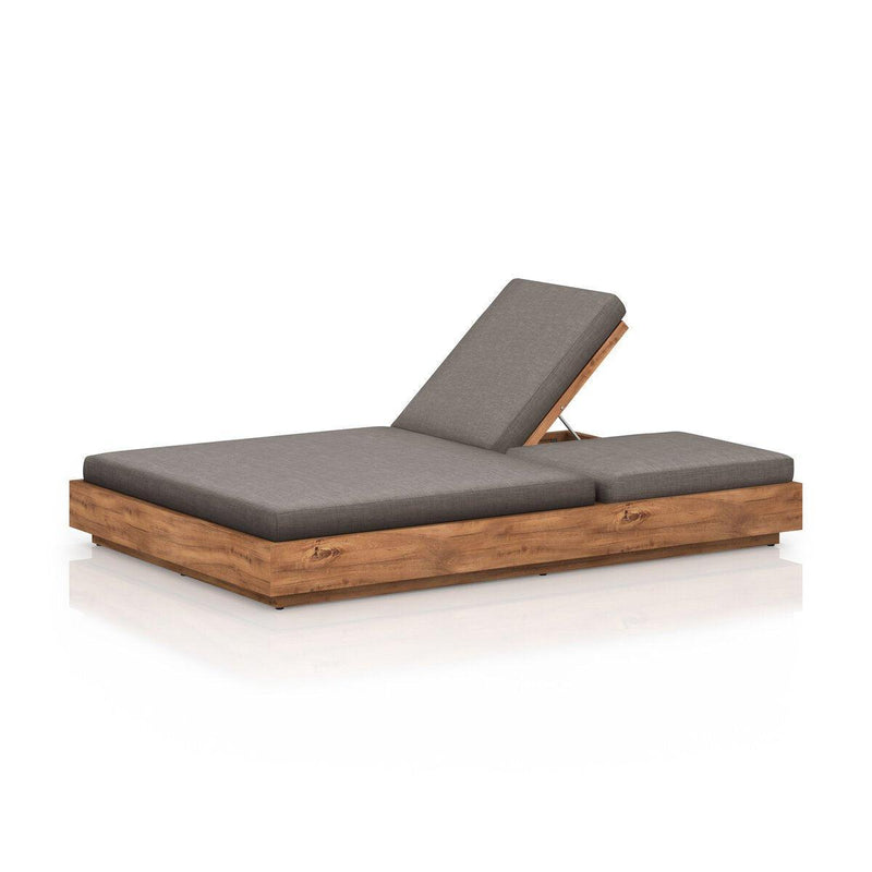 Four Hands Kinta Outdoor Double Chaise Lounge-Patio Pelican
