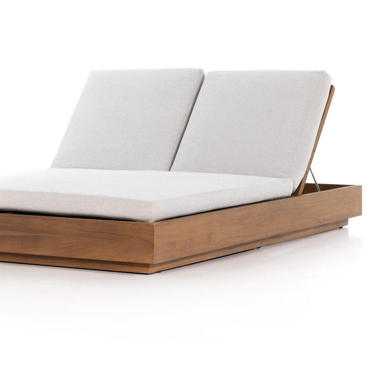 Four Hands Kinta Outdoor Double Chaise Lounge-Patio Pelican