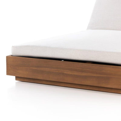 Four Hands Kinta Outdoor Double Chaise Lounge-Patio Pelican