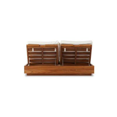 Four Hands Kinta Outdoor Double Chaise Lounge-Patio Pelican