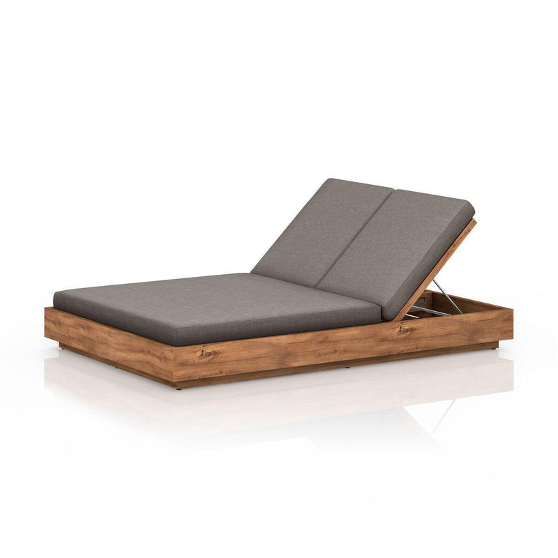 Four Hands Kinta Outdoor Double Chaise Lounge-Patio Pelican