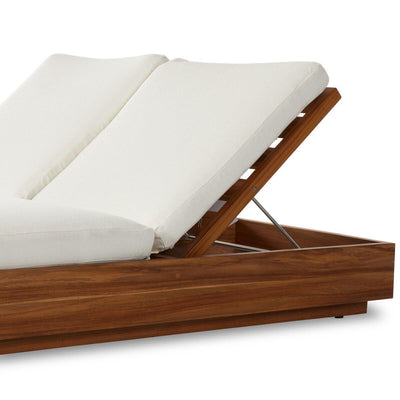Four Hands Kinta Outdoor Double Chaise Lounge-Patio Pelican