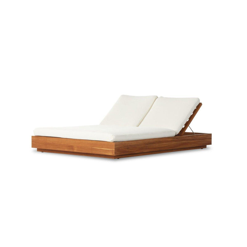 Four Hands Kinta Outdoor Double Chaise Lounge-Patio Pelican