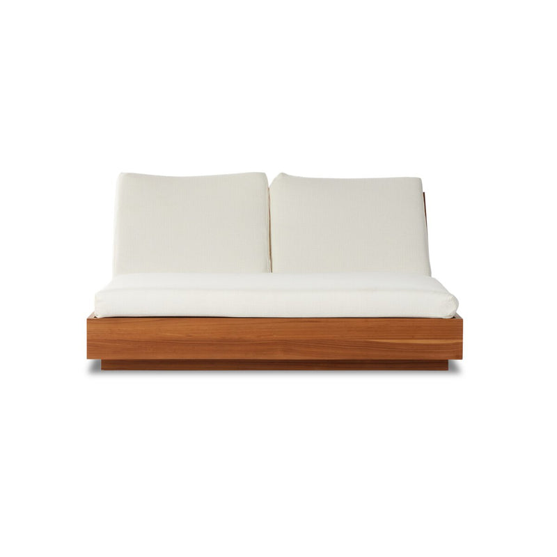 Four Hands Kinta Outdoor Double Chaise Lounge-Patio Pelican