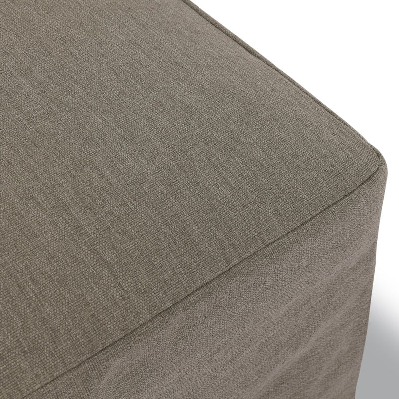 Four Hands Laskin Outdoor Ottoman-Patio Pelican