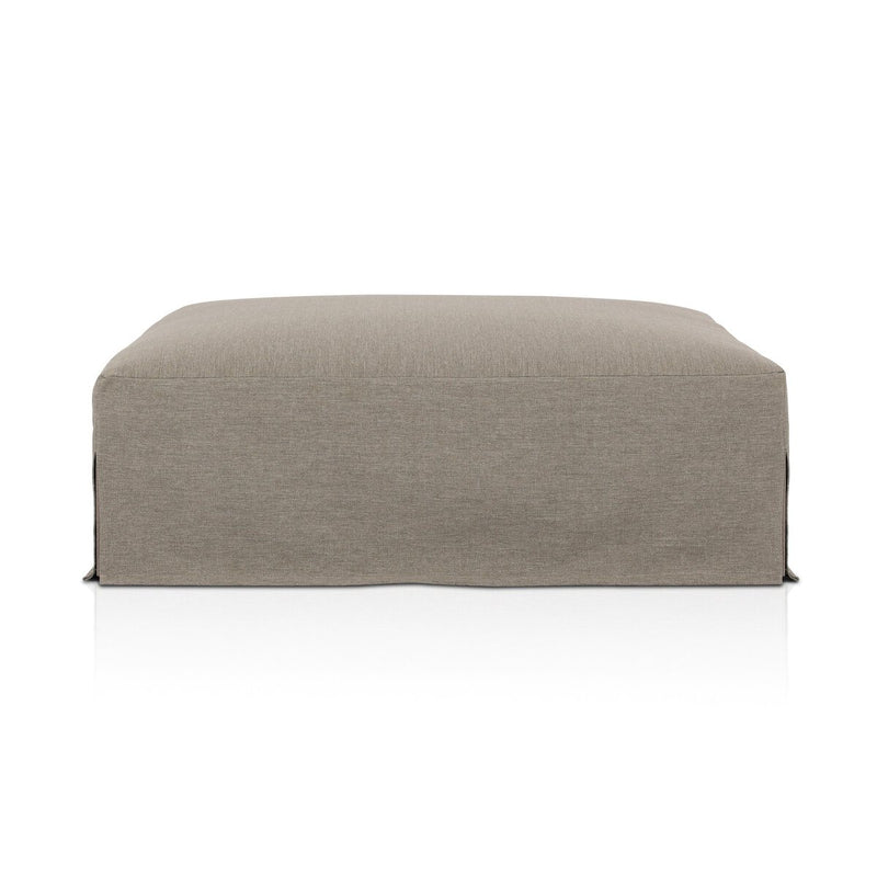 Four Hands Laskin Outdoor Ottoman-Patio Pelican