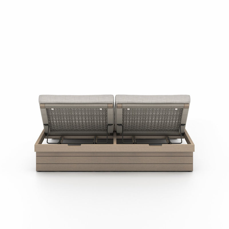 Four Hands Leroy Outdoor Double Chaise-Patio Pelican