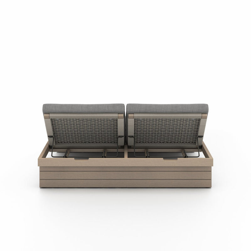 Four Hands Leroy Outdoor Double Chaise-Patio Pelican