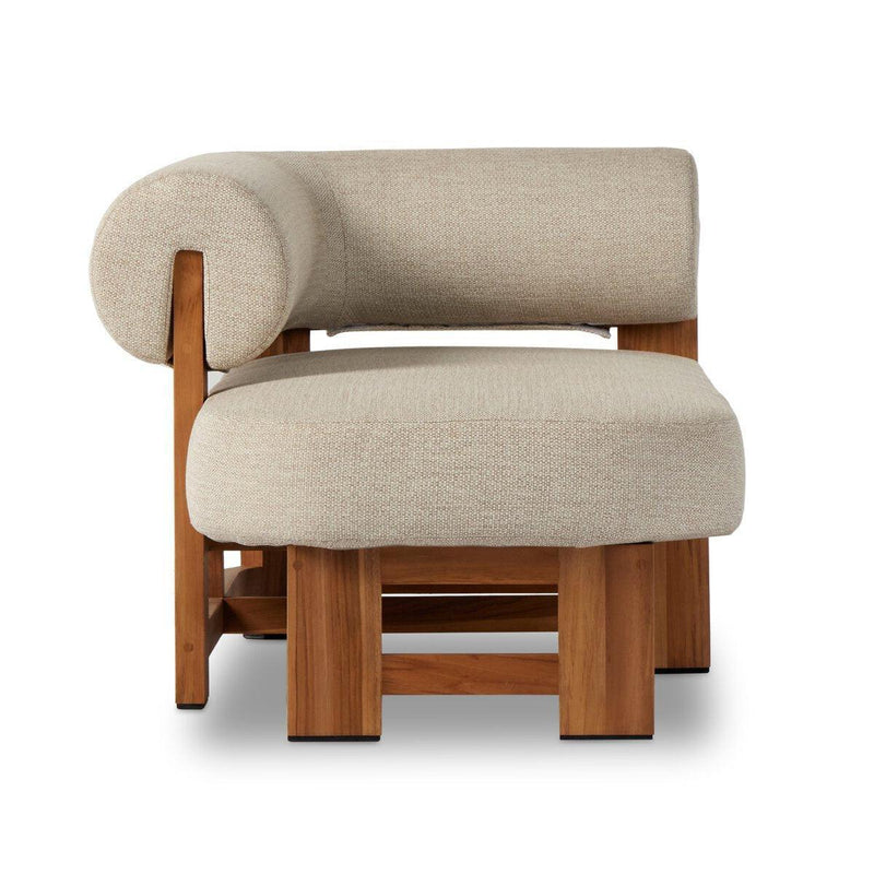 Four Hands Malta Outdoor Chaise-Patio Pelican