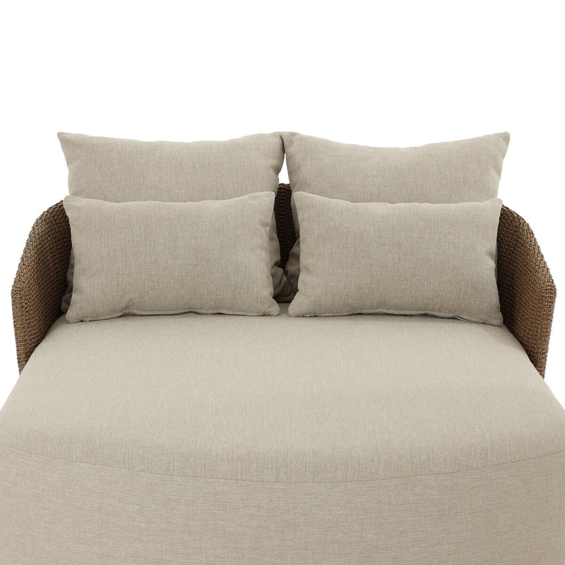 Four Hands Maven Outdoor Double Chaise-Patio Pelican