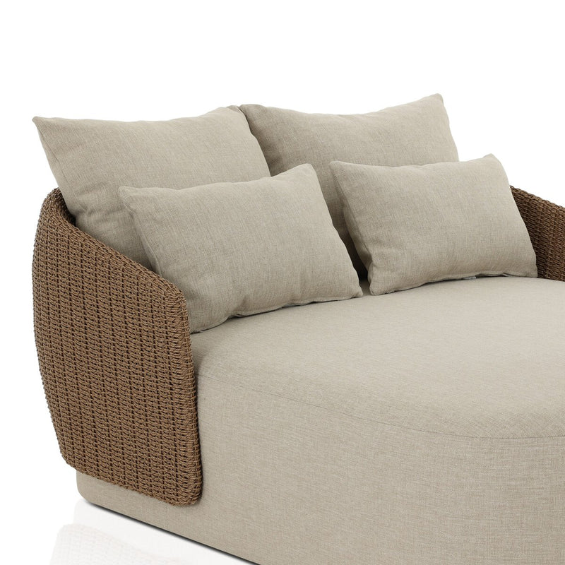 Four Hands Maven Outdoor Double Chaise-Patio Pelican