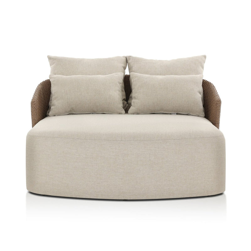 Four Hands Maven Outdoor Double Chaise-Patio Pelican