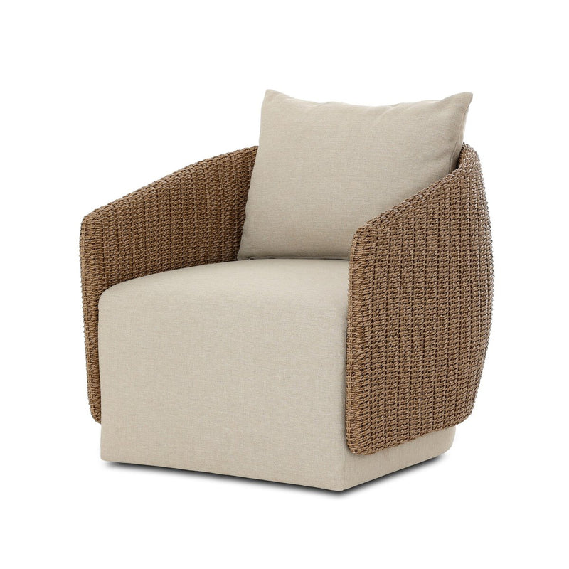 Four Hands Maven Outdoor Swivel Chair-Patio Pelican