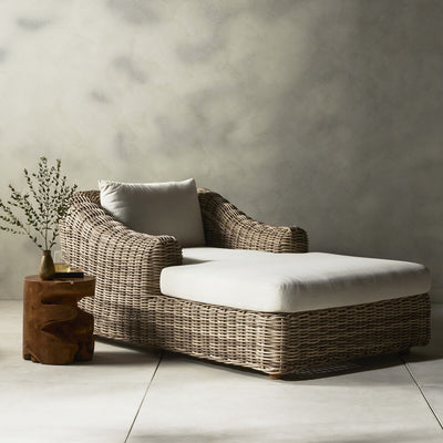 Four Hands Messina Outdoor Chaise Lounge-Patio Pelican