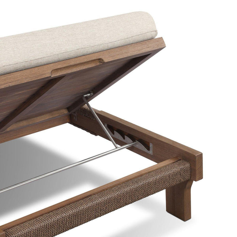 Four Hands Moxie Outdoor Chaise-Patio Pelican