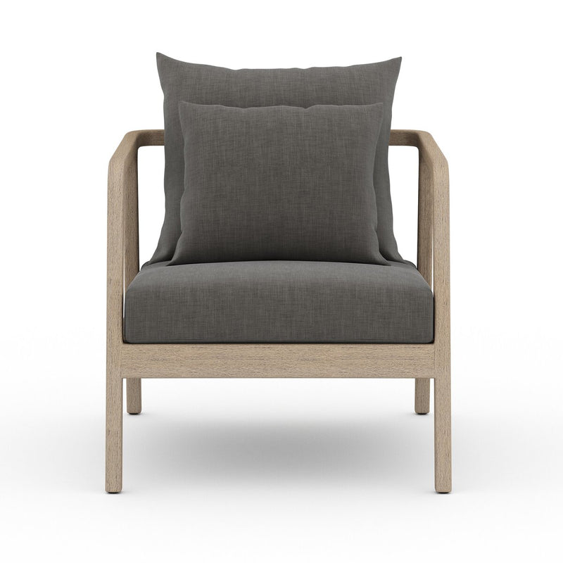 Four Hands Numa Outdoor Chair - Washed Brown-Patio Pelican