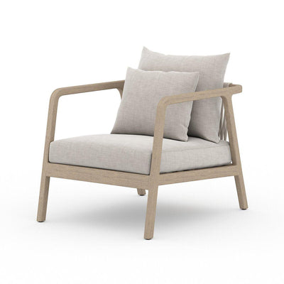 Four Hands Numa Outdoor Chair - Washed Brown-Patio Pelican