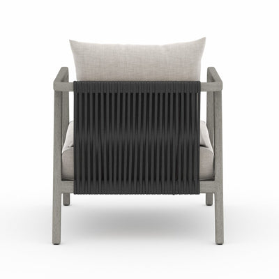 Four Hands Numa Outdoor Chair - Weathered Grey-Patio Pelican