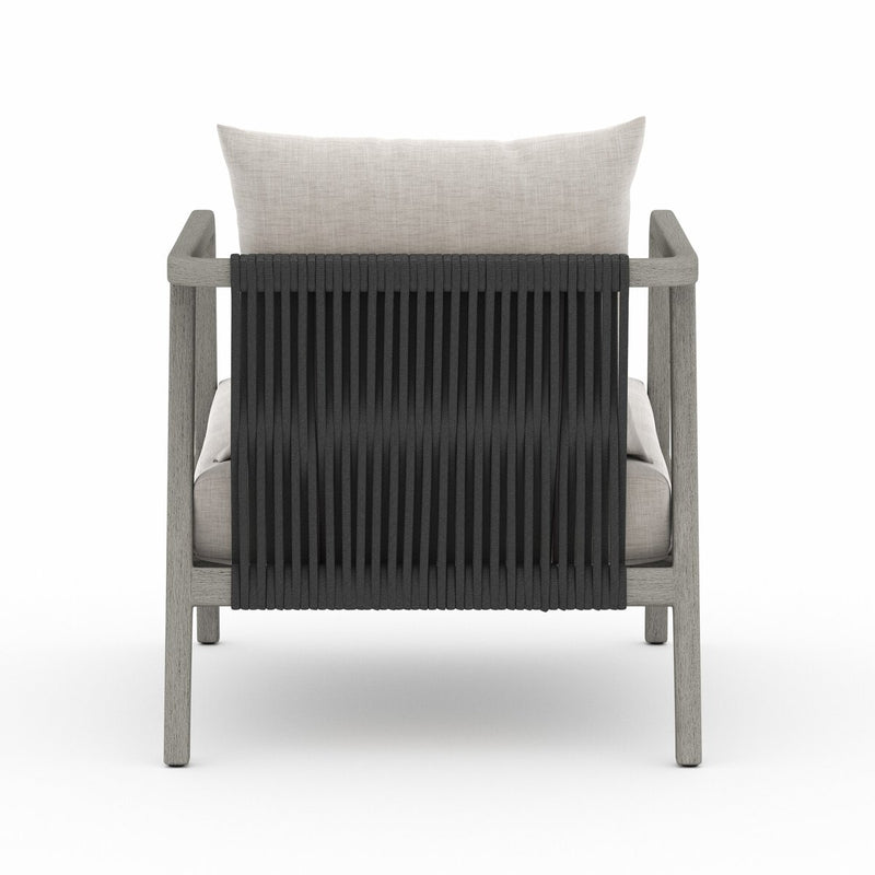 Four Hands Numa Outdoor Chair - Weathered Grey-Patio Pelican