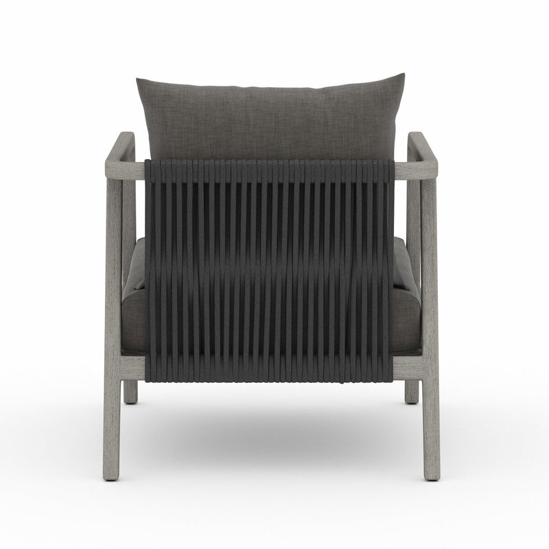 Four Hands Numa Outdoor Chair - Weathered Grey-Patio Pelican
