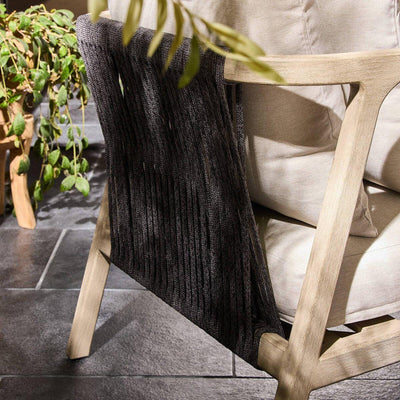 Four Hands Numa Outdoor Chair - Weathered Grey-Patio Pelican