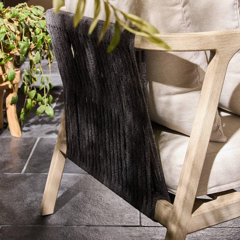 Four Hands Numa Outdoor Chair - Weathered Grey-Patio Pelican
