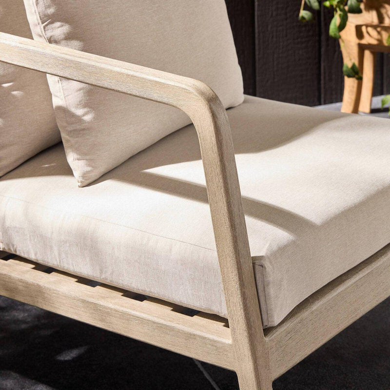 Four Hands Numa Outdoor Chair - Weathered Grey-Patio Pelican