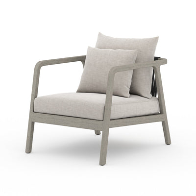 Four Hands Numa Outdoor Chair - Weathered Grey-Patio Pelican
