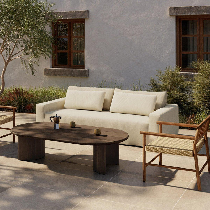 Four Hands Ostend Outdoor Slipcover Sofa-Patio Pelican