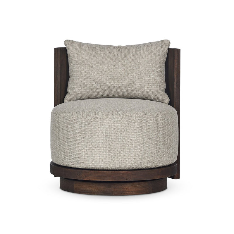 Four Hands Ozzy Outdoor Swivel Chair-Patio Pelican