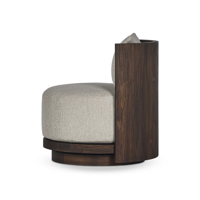Four Hands Ozzy Outdoor Swivel Chair-Patio Pelican