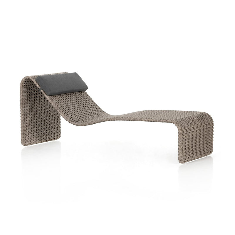 Four Hands Paige Outdoor Woven Chaise-Patio Pelican