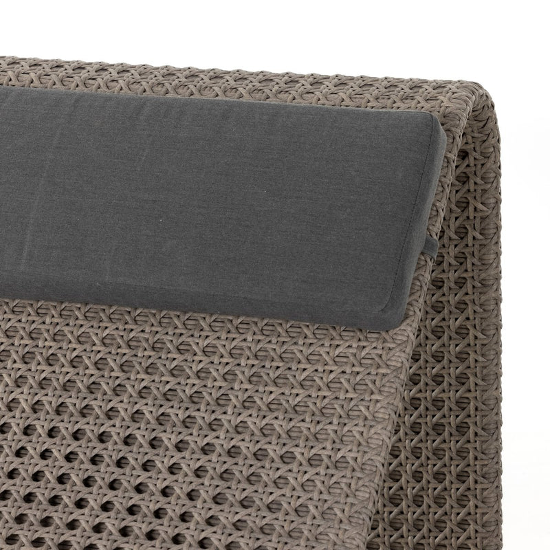 Four Hands Paige Outdoor Woven Chaise-Patio Pelican
